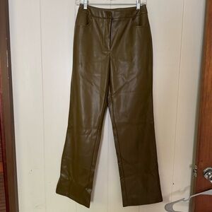 Asos Collusion Brand Faux Leather Pants